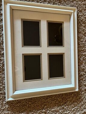 White Multi-Opening Picture Frame by